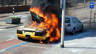 Dutch Lamborghini Murcielago Burns To Ground